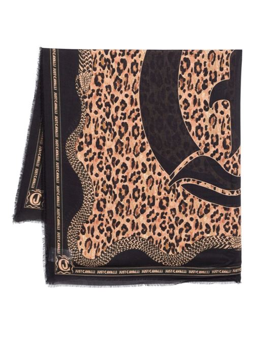 Foulard donna animalier JUST CAVALLI | 77RA2H04ZG322QL7